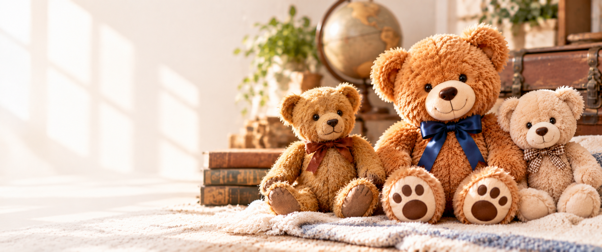 Classic, vintage-inspired and modern teddy bears